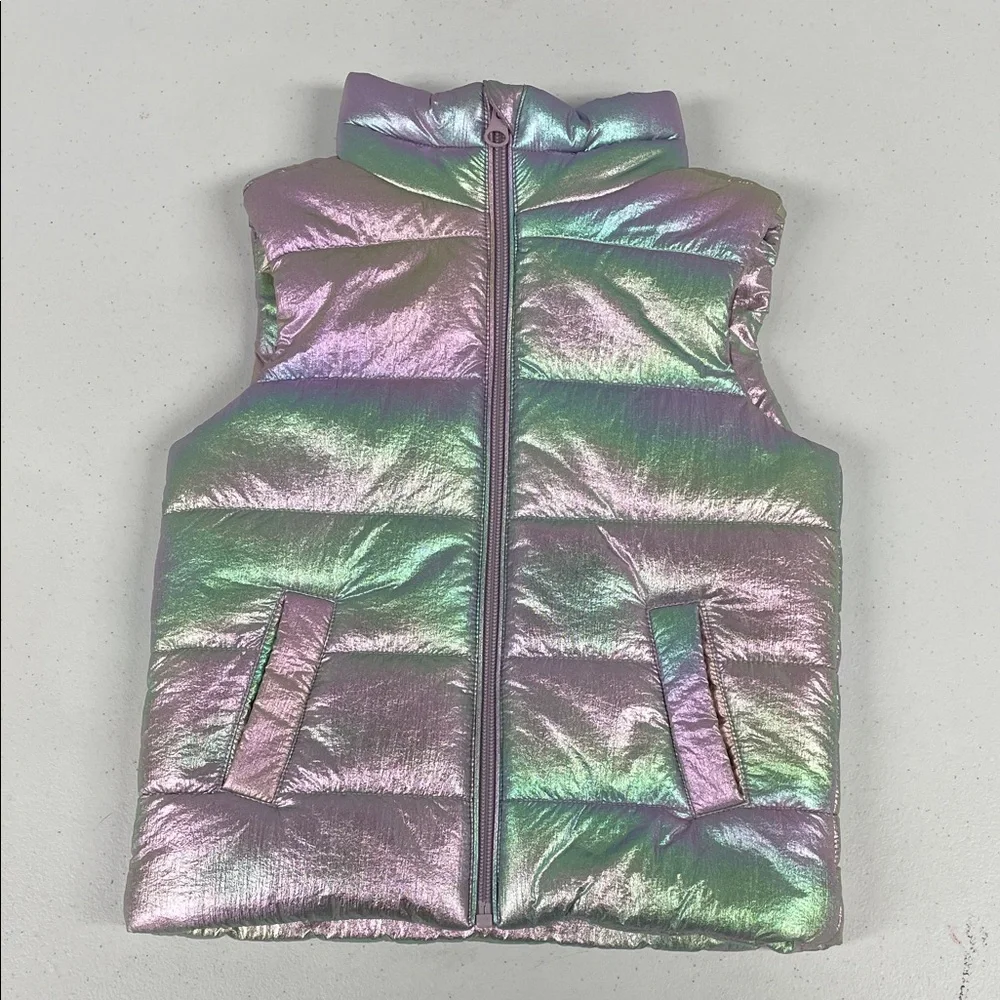 Toddler Iridescent Puffer Vest - Picture 1 of 6